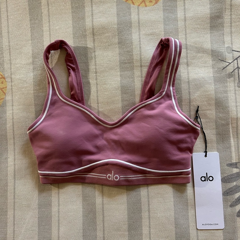 Alo Airbrush Heart Throb Bra